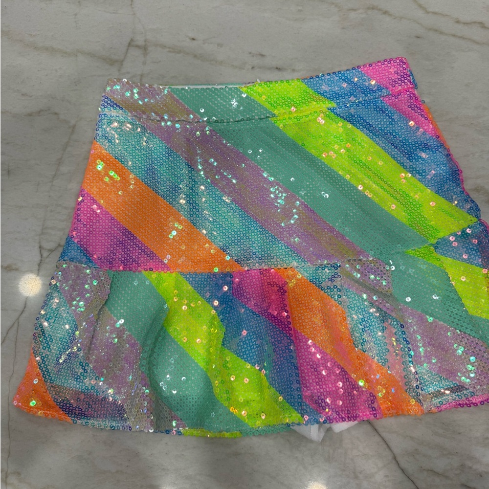 Queen of Sparkles Colorful Sequin Women's Skirt